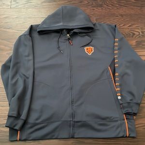 Mens Chicago Bears zip up jacket/hoodie.  2XL